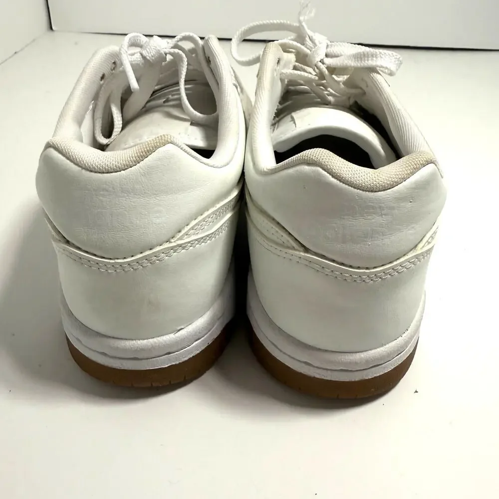 New Balance M8.5 W10 480 Sneaker Tennis Shoe White with Reflection Leather Upper